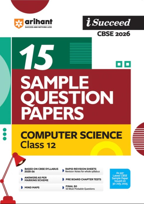 Arihant i-Succeed CBSE 2026 – Computer Science Class 12 | English Medium